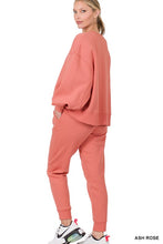 Load image into Gallery viewer, Balloon Sleeve Sweatshirt &amp; Sweatpants Set (DS)
