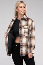 Load image into Gallery viewer, Cozy Plaid Flannel Shacket (DS)
