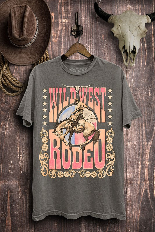 Wild West Rodeo Graphic Top (DS)