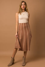 Load image into Gallery viewer, The Herringbone Stripe Sweater Skirt (DS)
