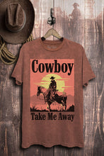 Load image into Gallery viewer, Curvy - Cowboy Take Me Away Graphic Top (DS)
