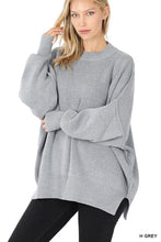 Load image into Gallery viewer, Side Slit Oversized Sweater (DS)
