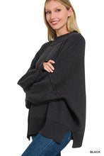 Load image into Gallery viewer, Side Slit Oversized Sweater (DS)
