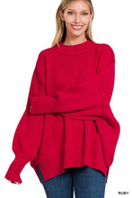 Load image into Gallery viewer, Side Slit Oversized Sweater (DS)
