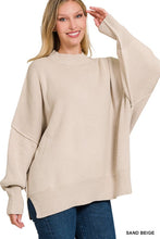 Load image into Gallery viewer, Side Slit Oversized Sweater (DS)
