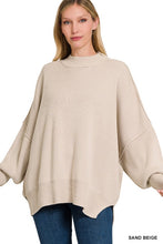 Load image into Gallery viewer, Side Slit Oversized Sweater (DS)
