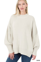 Load image into Gallery viewer, Side Slit Oversized Sweater (DS)
