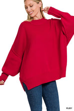 Load image into Gallery viewer, Side Slit Oversized Sweater (DS)
