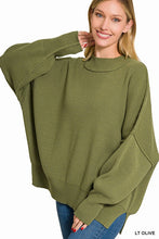 Load image into Gallery viewer, Side Slit Oversized Sweater (DS)
