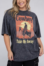 Load image into Gallery viewer, Curvy - Cowboy Take Me Away Graphic Top (DS)
