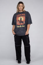 Load image into Gallery viewer, Curvy - Cowboy Take Me Away Graphic Top (DS)
