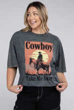 Load image into Gallery viewer, Curvy - Cowboy Take Me Away Graphic Top (DS)
