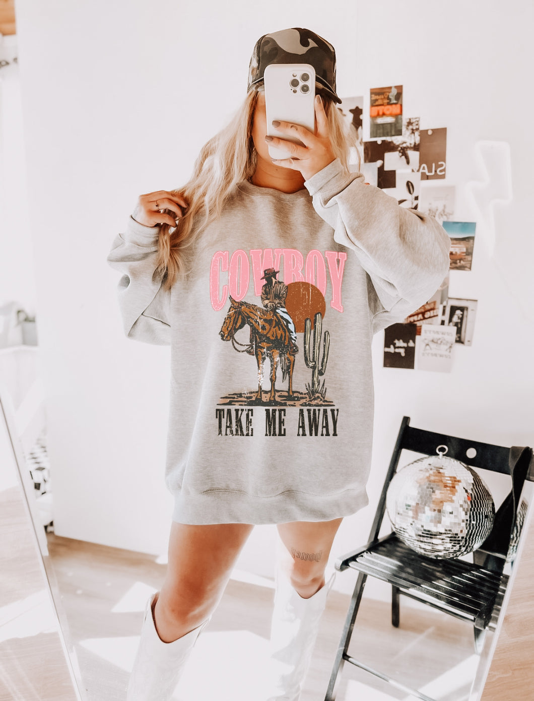 Cowboy Take Me Away Tee or Pullover