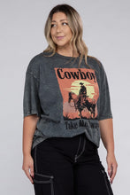 Load image into Gallery viewer, Curvy - Cowboy Take Me Away Graphic Top (DS)
