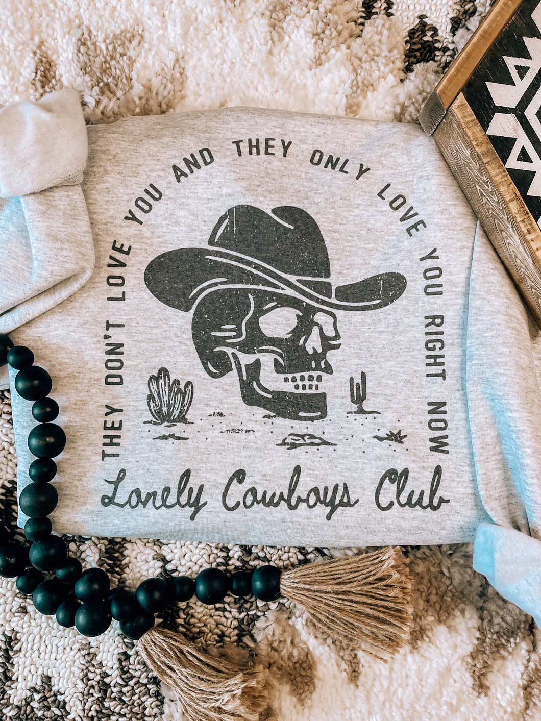 Lonely Cowboys Club tee or pullover