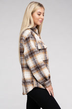 Load image into Gallery viewer, Cozy Plaid Flannel Shacket (DS)
