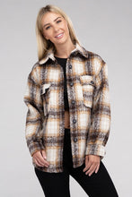 Load image into Gallery viewer, Cozy Plaid Flannel Shacket (DS)
