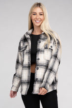 Load image into Gallery viewer, Cozy Plaid Flannel Shacket (DS)
