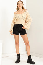 Load image into Gallery viewer, Days Together Pointelle Sweater Cardigan (DS)
