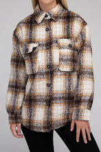 Load image into Gallery viewer, Cozy Plaid Flannel Shacket (DS)
