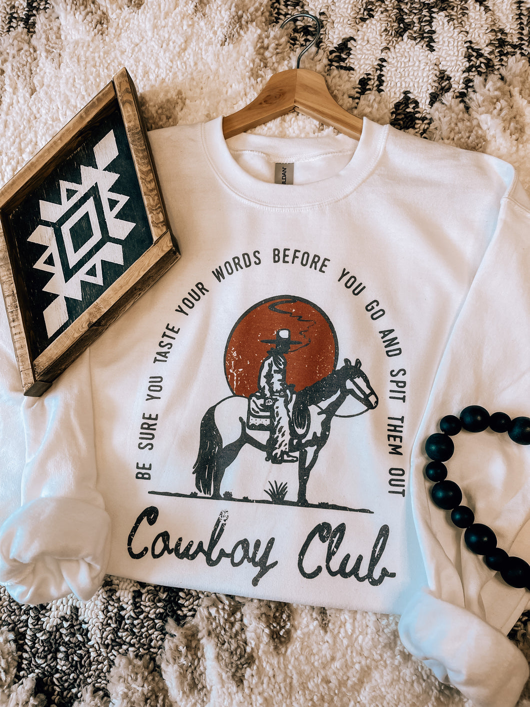 Cowboy Club tee or pullover