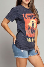 Load image into Gallery viewer, Cowboy Take Me Away Graphic Top (DS)
