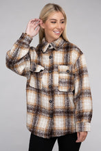 Load image into Gallery viewer, Cozy Plaid Flannel Shacket (DS)
