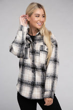 Load image into Gallery viewer, Cozy Plaid Flannel Shacket (DS)
