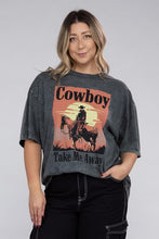 Load image into Gallery viewer, Curvy - Cowboy Take Me Away Graphic Top (DS)
