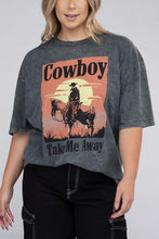 Load image into Gallery viewer, Curvy - Cowboy Take Me Away Graphic Top (DS)
