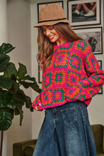 Load image into Gallery viewer, The Lexi Crochet Sweater (DS)
