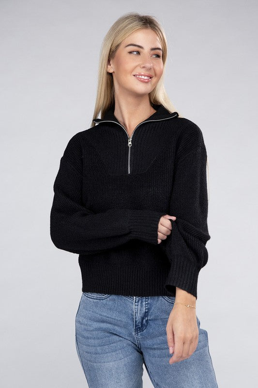 Easy-Wear Half-Zip Pullover (DS)