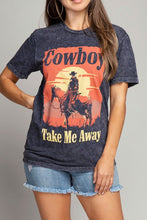 Load image into Gallery viewer, Cowboy Take Me Away Graphic Top (DS)
