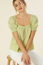 Load image into Gallery viewer, The Gingham Top (DS)
