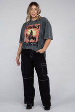 Load image into Gallery viewer, Curvy - Cowboy Take Me Away Graphic Top (DS)
