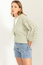 Load image into Gallery viewer, Days Together Pointelle Sweater Cardigan (DS)
