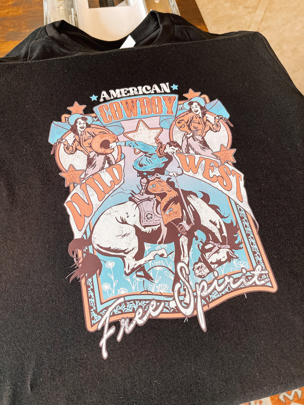 Wild West American Cowboy Tee