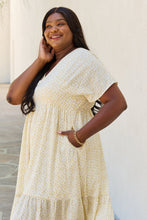 Load image into Gallery viewer, HEYSON Spring Baby Full Size Kimono Sleeve Midi Dress in Cream
