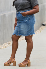 Load image into Gallery viewer, The Amelia *all sizes* Denim Mini Skirt (DS)
