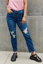 Load image into Gallery viewer, Judy Blue Melanie *all sizes* High Waisted Distressed Boyfriend Jeans (DS)
