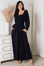 Load image into Gallery viewer, Double Take Square Neck Jumpsuit with Pockets (DS)
