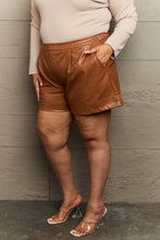 Load image into Gallery viewer, The Braxton Leather Shorts *full size range* (DS)
