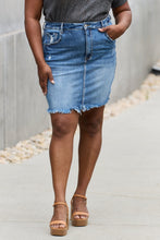 Load image into Gallery viewer, The Amelia *all sizes* Denim Mini Skirt (DS)
